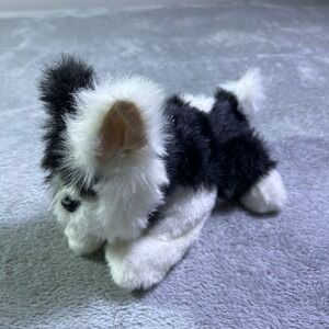 Tiger Electronics Puppy Plush Black White Battery Operated Stuffed Toy‎ Works